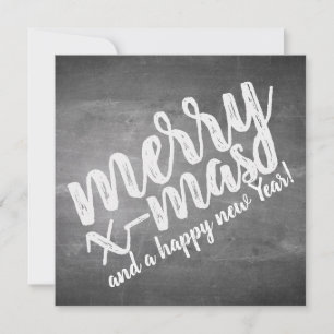 Weihnachtsgrüße auf dem Chalk Board