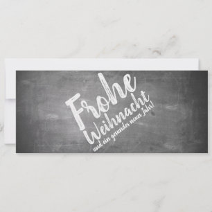 Weihnachtsgrüße auf der Kreidetafel