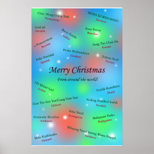 Weihnachtsgrüße aus aller Welt Poster