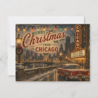 Weihnachtsgrüße aus Chicagos Skyline