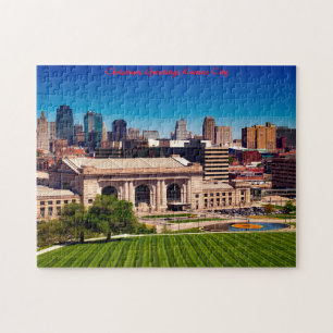 Weihnachtsgrüße aus Kansas City Missouri Puzzle