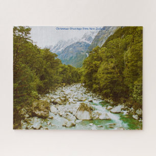 Weihnachtsgrüße aus Neuseeland Puzzle