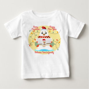 Weihnachtsgrüße Baby T-shirt