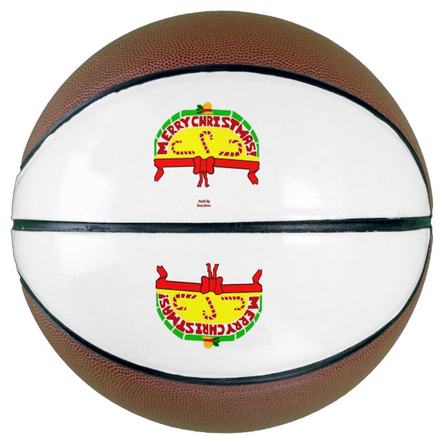 Weihnachtsgrüße Basketball (Vorderseite)