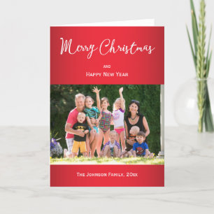 Weihnachtsgrüße Beste Wünsche Mit Foto Feiertagskarte