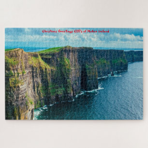 Weihnachtsgrüße Cliffs of Moher Irland Puzzle