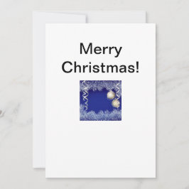 Weihnachtsgrüße Dankeskarte