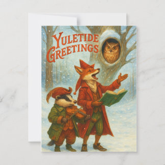 Weihnachtsgrüße Faltschachtel-Grußkarte Postkarte