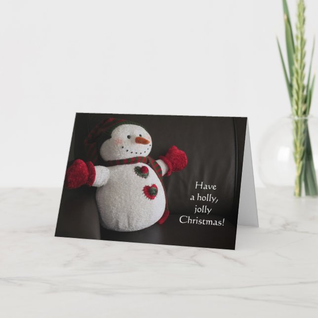 Weihnachtsgrüße Feiertagskarte (Vorderseite)