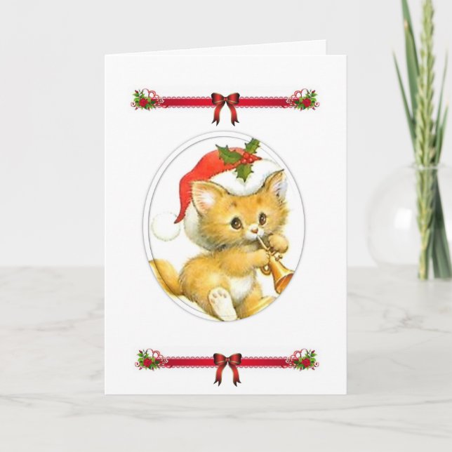 Weihnachtsgrüße Feiertagskarte (Vorderseite)