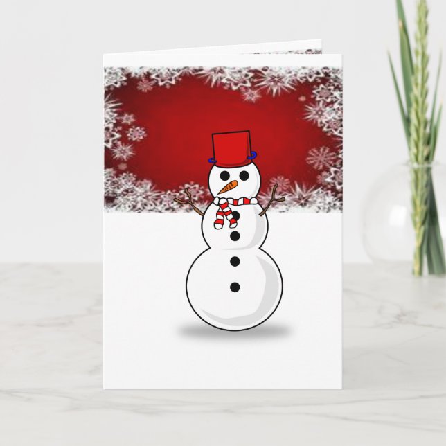 Weihnachtsgrüße Feiertagskarte (Vorderseite)