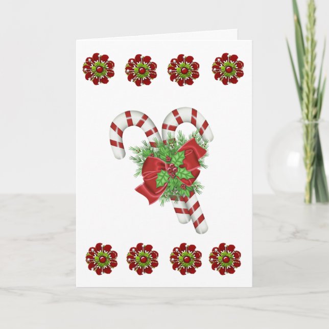 Weihnachtsgrüße Feiertagskarte (Vorderseite)