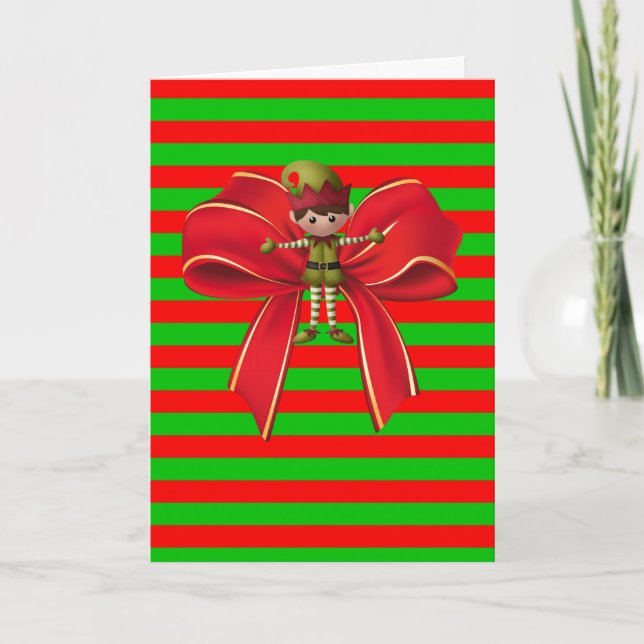 Weihnachtsgrüße Feiertagskarte (Vorderseite)