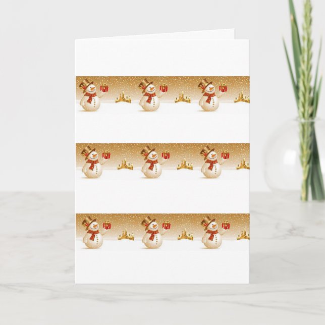 Weihnachtsgrüße Feiertagskarte (Vorderseite)