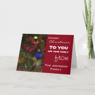 Weihnachtsgrüße Feiertagskarte