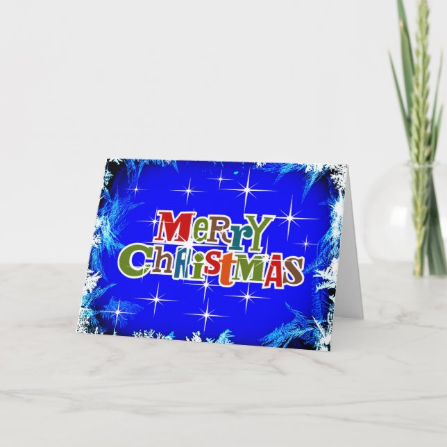 Weihnachtsgrüße Feiertagskarte (Vorderseite)