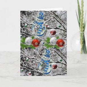 Weihnachtsgrüße Feiertagskarte