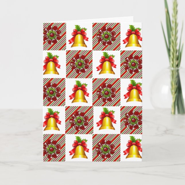 Weihnachtsgrüße Feiertagskarte (Vorderseite)