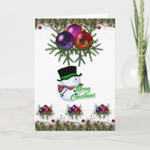 Weihnachtsgrüße Feiertagskarte