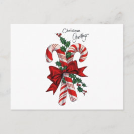 Weihnachtsgrüße Feiertagspostkarte