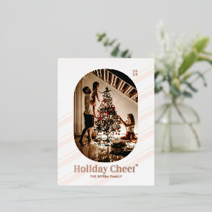 Weihnachtsgrüße Foto Weihnachten Roségold Folienka Folien Feiertagspostkarte