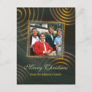 Weihnachtsgrüße   Fotovorlage Feiertagspostkarte