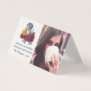 Weihnachtsgrüße für Kaffeeliebhaber Foto