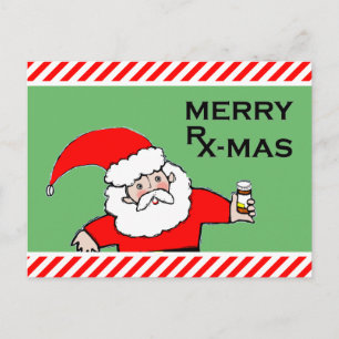 Weihnachtsgrüße für Mediziner Feiertagspostkarte