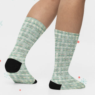 Weihnachtsgrüße Gingham Christmas Socken