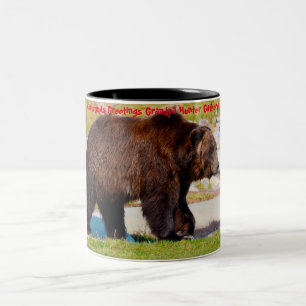 Weihnachtsgrüße Grandpa Hunter Gatherer Zweifarbige Tasse