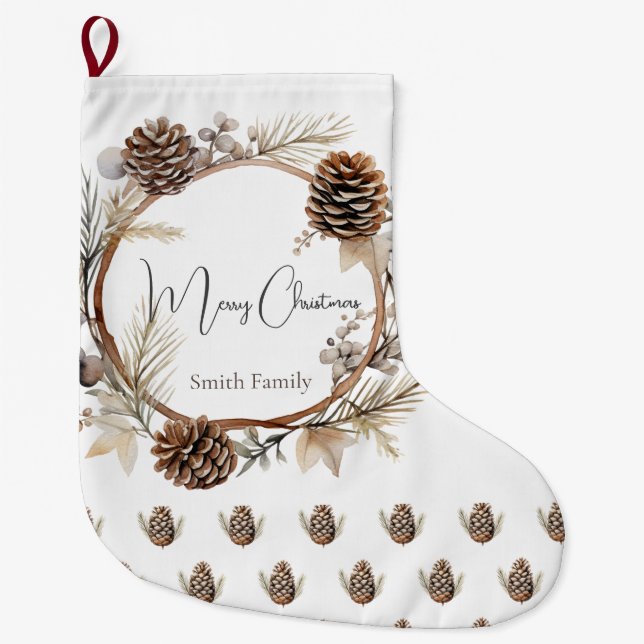 Weihnachtsgrüße Großer Weihnachtsstrumpf (Vorderseite)