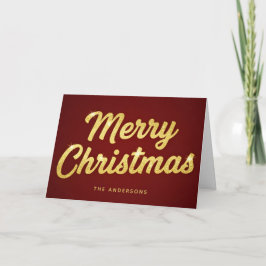 Weihnachtsgrüße im Vintage-Hollywood-Stil Feiertagskarte