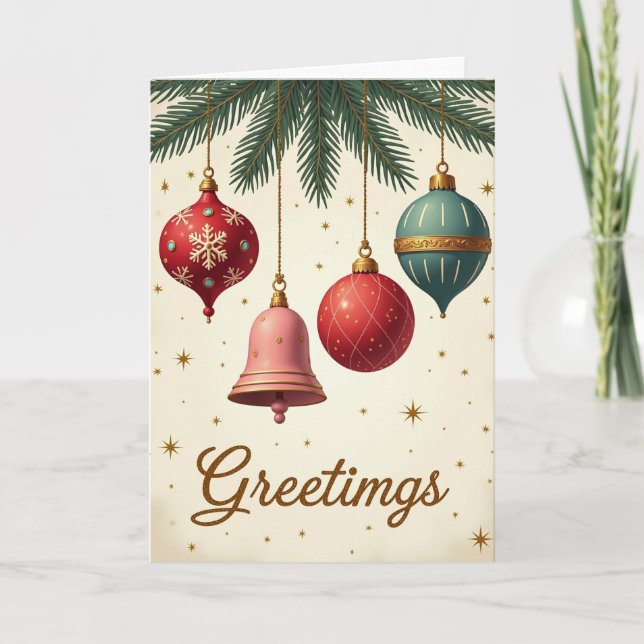 Weihnachtsgrüße Karte (Vorderseite)