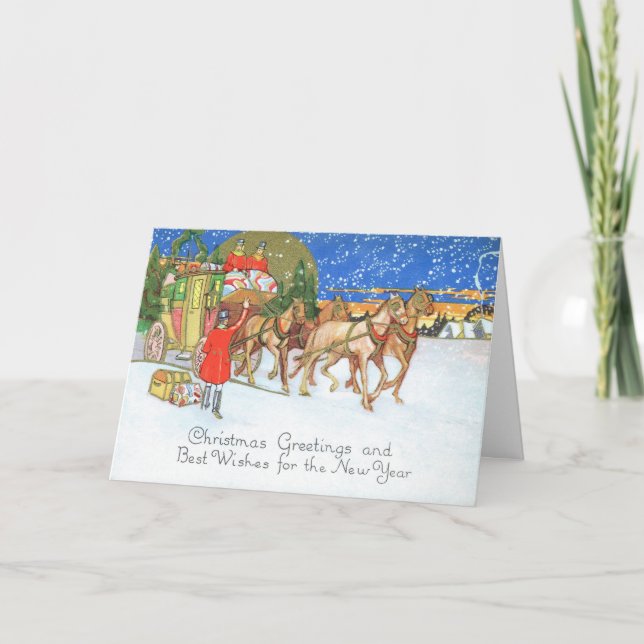 Weihnachtsgrüße Karte (Vorderseite)