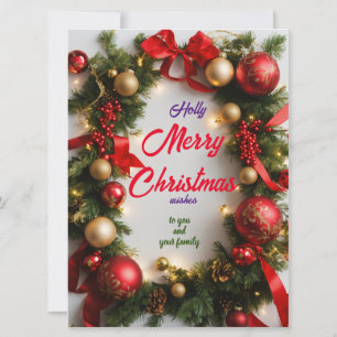 Weihnachtsgrüße Karte