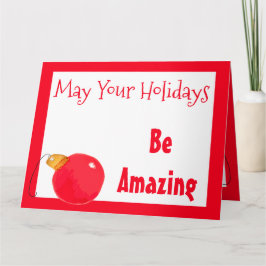 Weihnachtsgrüße Karte