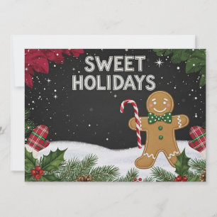 Weihnachtsgrüße Karte Süße Feiertage