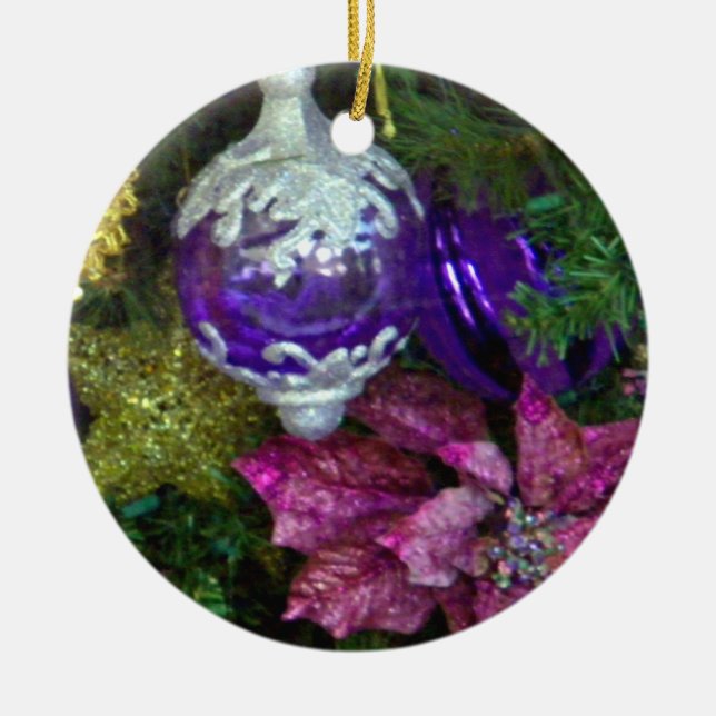 Weihnachtsgrüße_ Keramikornament (Vorne)