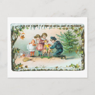 Weihnachtsgrüße - Kinder & Spielzeug Feiertagspostkarte