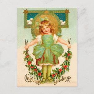 Weihnachtsgrüße - Little Gigr Feiertagspostkarte