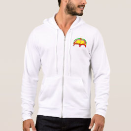 Weihnachtsgrüße Männer Weiße Vollblut Hoodie