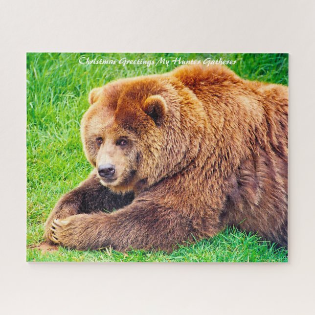 Weihnachtsgrüße Mein Jäger Gatherer Jigsaw Puzz Puzzle (Horizontal)