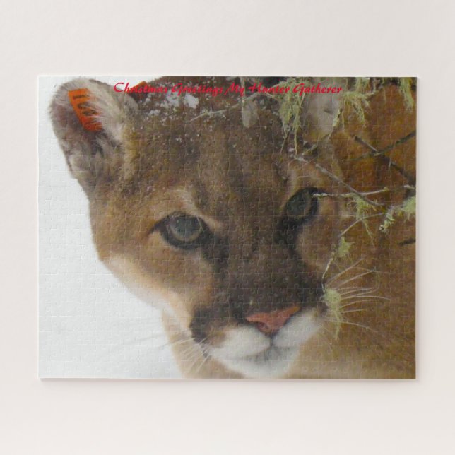 Weihnachtsgrüße Mein Jäger Gatherer Jigsaw Puzz Puzzle (Horizontal)