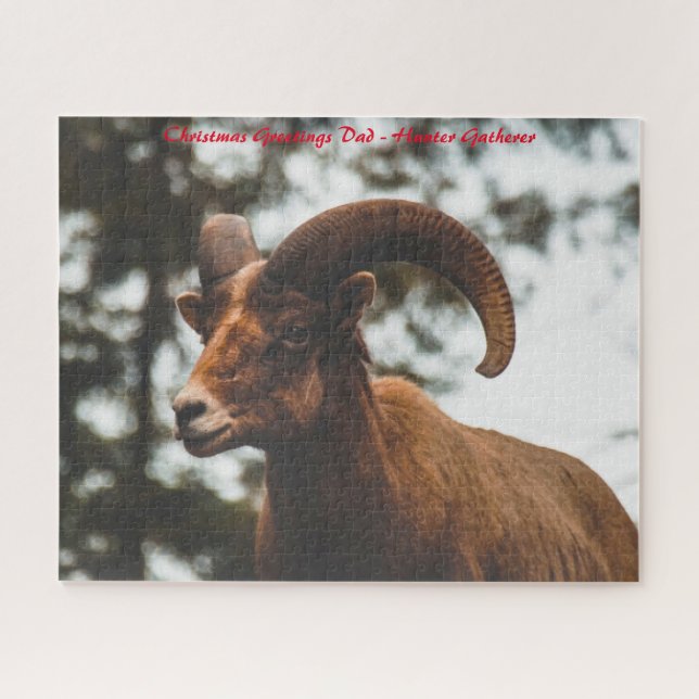 Weihnachtsgrüße Mein Jäger Gatherer Jigsaw Puzz Puzzle (Horizontal)