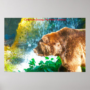 Weihnachtsgrüße Mein Jäger Gatherer Poster