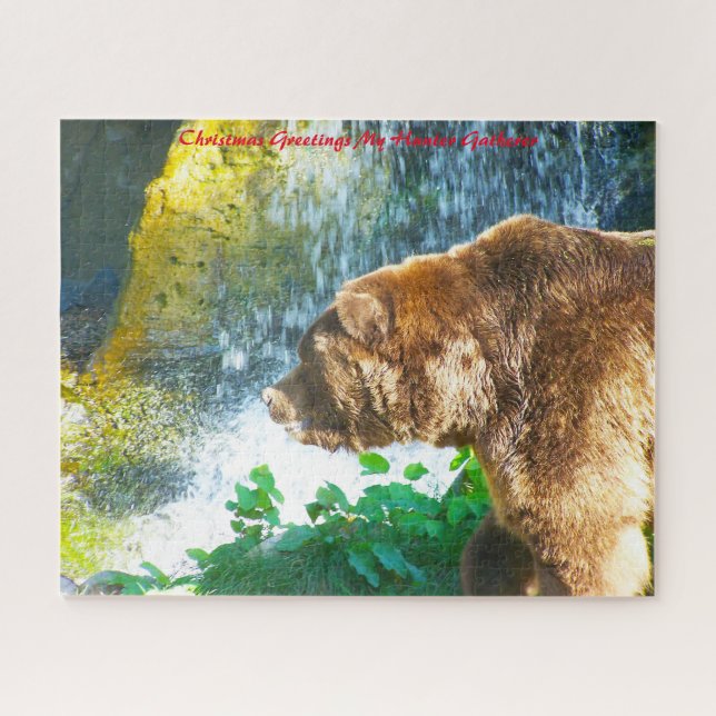 Weihnachtsgrüße Mein Jäger Gatherer Puzzle (Horizontal)