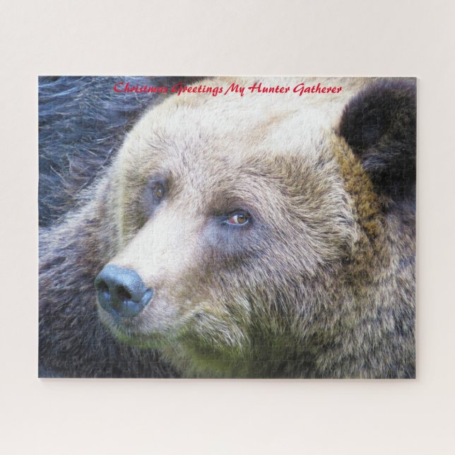 Weihnachtsgrüße Mein Jäger Gatherer Puzzle (Horizontal)