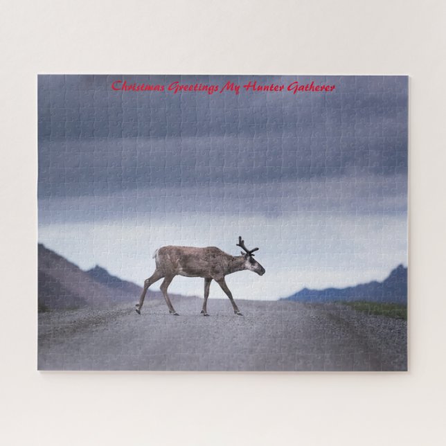 Weihnachtsgrüße Mein Jäger Gatherer Puzzle (Horizontal)