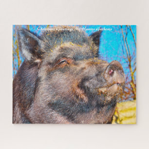 Weihnachtsgrüße Mein Jäger Gatherer Puzzle