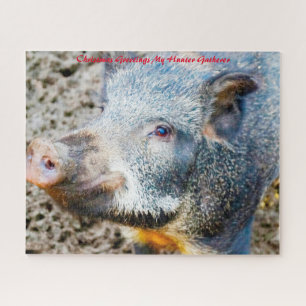 Weihnachtsgrüße Mein Jäger Gatherer Puzzle